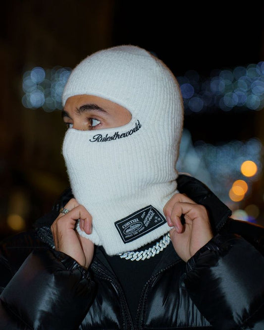 Balaclava Blanco con diseño 1